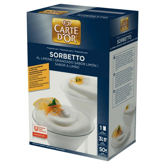 Sorbetto al limone carte d'or Confezione da kg 1,44